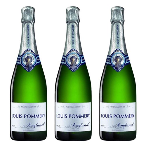Louis Pommery Brut English Sparkling75cl Treble Bottle Set 3x75cl